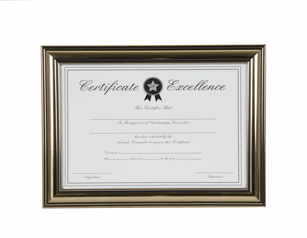 Executive Collection — FPS98 Certificate Frames, Copper